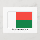 Madagaskar-vlag Briefkaart (Voorkant)