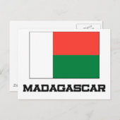 Madagaskar-vlag Briefkaart (Voorkant / Achterkant)