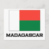 Madagaskar-vlag Briefkaart (Voorkant)