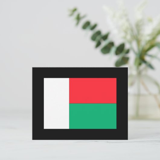 Madagaskar-vlag Briefkaart (Staand voorkant)