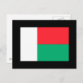 Madagaskar-vlag Briefkaart (Voorkant / Achterkant)