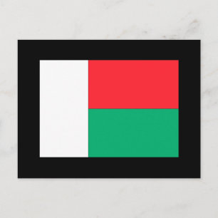 Madagaskar-vlag Briefkaart