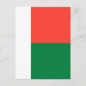 Madagaskar-vlag Briefkaart (Voorkant)