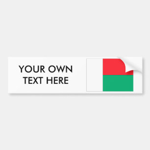 Madagaskar-vlag Bumpersticker