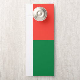 Madagaskar vlag deurhanger
