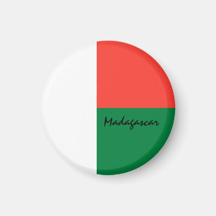 Madagaskar-vlag en Afrikaans - sport- en sportfans Magneet