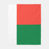 Madagaskar-vlag Fleece Deken (Voorkant)