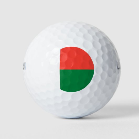 Madagaskar-vlag Golfballen (Voorkant)