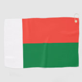 Madagaskar-vlag Golfhanddoek (Horizontaal)