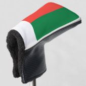 Madagaskar-vlag Golfheadcover (3/4 voorkant)