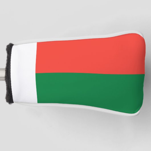 Madagaskar-vlag Golfheadcover (Voorkant)
