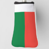 Madagaskar-vlag Golfheadcover (Draai 90)