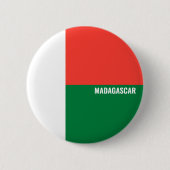 Madagaskar Vlag Inscriptie White Red Green Ronde Button 5,7 Cm (Voorkant)