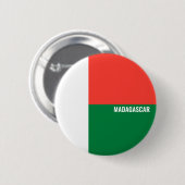 Madagaskar Vlag Inscriptie White Red Green Ronde Button 5,7 Cm (Voorkant /achterkant)