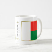 Madagaskar Vlag + Kaart Mok (Voorkant rechts)