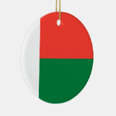 Madagaskar-vlag Keramisch Ornament (Rechts)