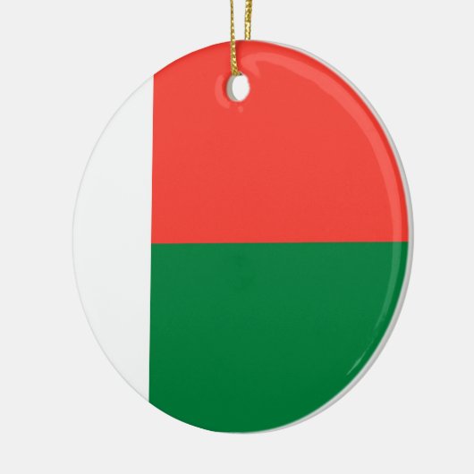 Madagaskar-vlag Keramisch Ornament (Links)