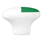Madagaskar Vlag Keramische Knop (Zijkant)