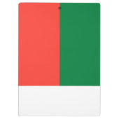 Madagaskar vlag klembord (Achterkant)