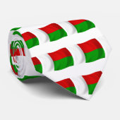 Madagaskar Vlag Knoopdas Stropdas (Opgerold)