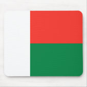Madagaskar-vlag Mousepad Muismat (Voorkant)