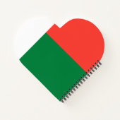 Madagaskar-vlag Notitieboek (Achterkant)