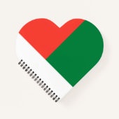 Madagaskar-vlag Notitieboek (Voorkant)