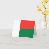 Madagaskar Vlag Notitiekaart (Gele Bloem)