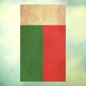 Madagaskar Vlag Ontwerp Raamsticker (Vel 3)