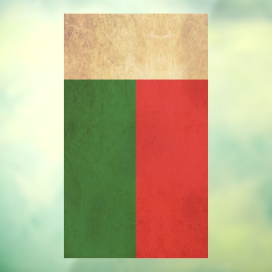 Madagaskar Vlag Ontwerp Raamsticker (Vel 3)