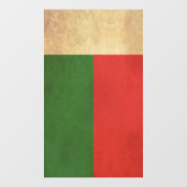 Madagaskar Vlag Ontwerp Raamsticker (Vel)