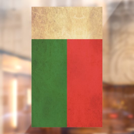 Madagaskar Vlag Ontwerp Raamsticker (Vel 2)