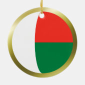 Madagaskar Vlag Ornament (Achterkant)