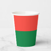 Madagaskar Vlag Papieren Bekers (Links)