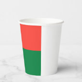 Madagaskar Vlag Papieren Bekers (Rechts)