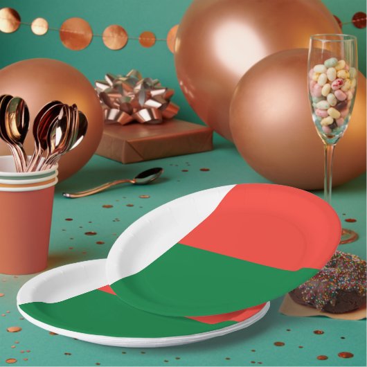 Madagaskar-vlag Papieren Bordje (Multi)