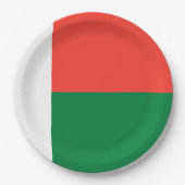 Madagaskar-vlag Papieren Bordje (Voorkant)