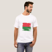 Madagaskar Vlag Penselen T-shirt (Voorkant volledig)