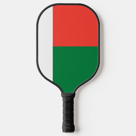 Madagaskar vlag pickleball paddle (Voorkant)