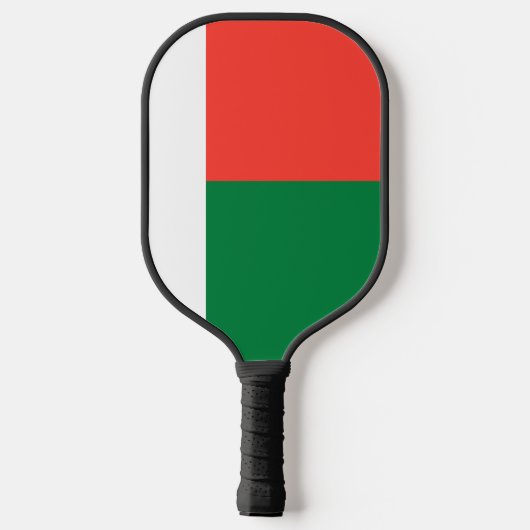Madagaskar vlag pickleball paddle (Achterkant)