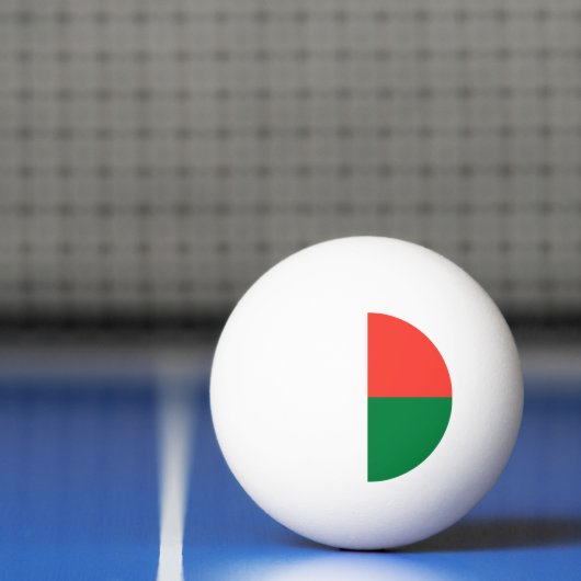 Madagaskar Vlag Pingpongbal (Net)