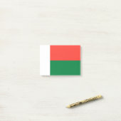 Madagaskar-vlag Post-it® Notes (Op bureau)