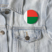 Madagaskar-vlag Ronde Button 5,7 Cm (In situ)