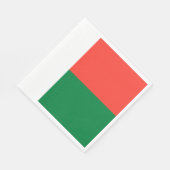 Madagaskar-vlag Servet (Hoek)