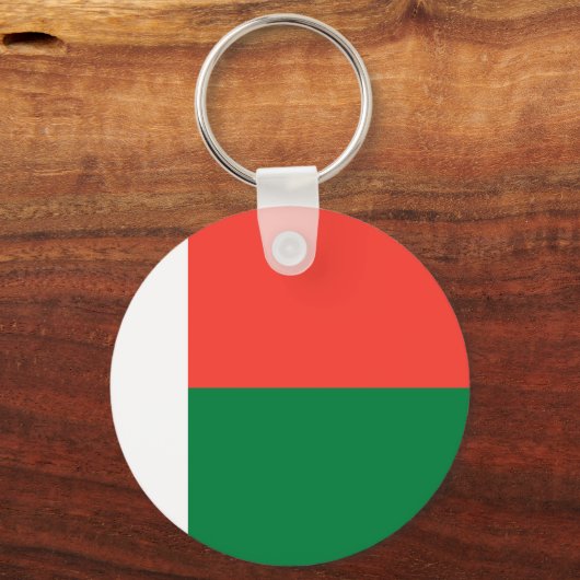 Madagaskar-vlag Sleutelhanger (Voorkant)