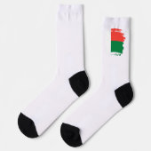 Madagaskar-vlag Sokken (Links)