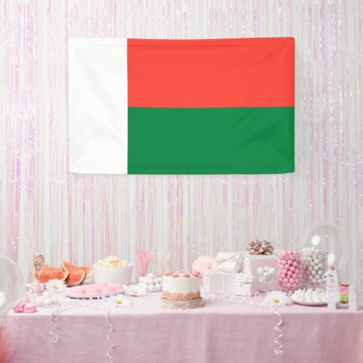 Madagaskar-vlag Spandoek (Feest)