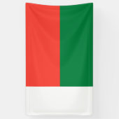 Madagaskar-vlag Spandoek (Verticaal)