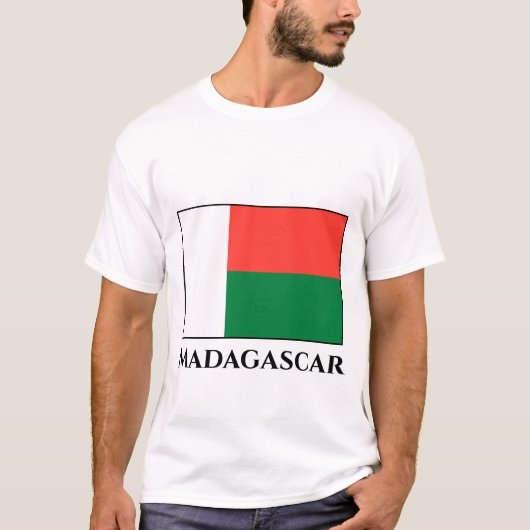 Madagaskar Vlag T-shirt (Voorkant)