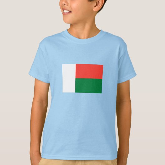 Madagaskar Vlag T-shirt (Voorkant)